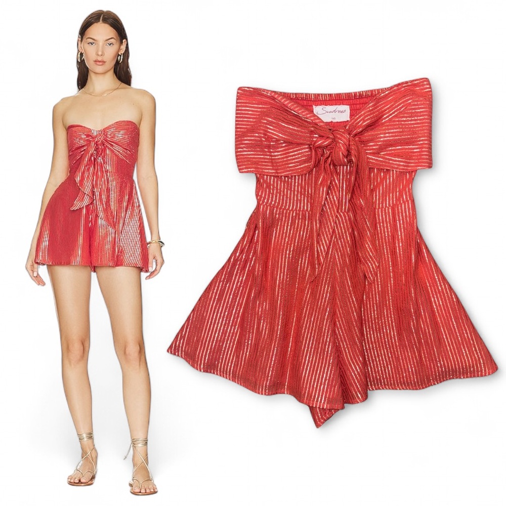 Sundress Ilanila Romper in Terracotta Gold